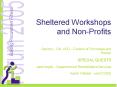 Sheltered Workshops and NonProfits PowerPoint PPT Presentation
