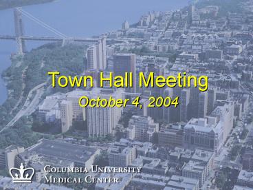 COLUMBIA UNIVERSITY HEALTH SCIENCES