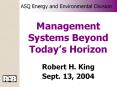 Management Systems Beyond Today PowerPoint PPT Presentation