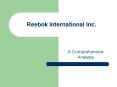 Reebok International Inc. PowerPoint PPT Presentation