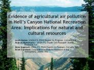Evidence of agricultural air pollution in Hell