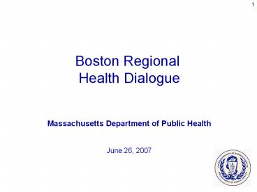 Massachusetts Department of Public Health