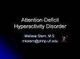 Attention-Deficit Hyperactivity Disorder PowerPoint PPT Presentation