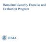 Homeland Security Exercise and Evaluation Program PowerPoint PPT Presentation