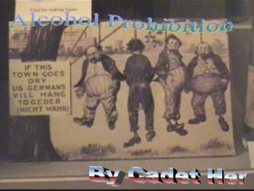 Alcohol Prohibition