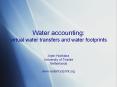 Water accounting: PowerPoint PPT Presentation