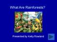 What Are Rainforests PowerPoint PPT Presentation