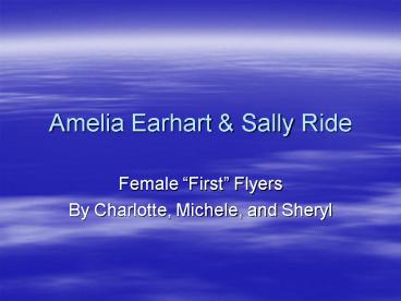 Amelia Earhart