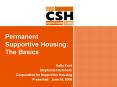 Permanent Supportive Housing: The Basics PowerPoint PPT Presentation
