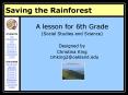Saving the Rainforest PowerPoint PPT Presentation