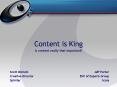 Content is King PowerPoint PPT Presentation