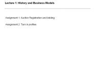 Lecture 1: History and Business Models