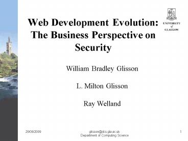 glissondcs.gla.ac.uk