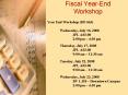 Fiscal YearEnd Workshop PowerPoint PPT Presentation