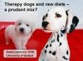 Therapy dogs and raw diets a prudent mix PowerPoint PPT Presentation