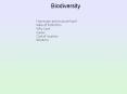 Biodiversity PowerPoint PPT Presentation