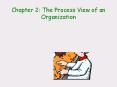 Chapter 2: The Process View of an Organization PowerPoint PPT Presentation
