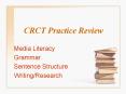 CRCT Practice Review PowerPoint PPT Presentation