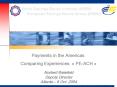 Payments in the Americas: Comparing Experiences: PEACH PowerPoint PPT Presentation