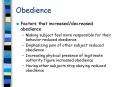 Obedience PowerPoint PPT Presentation