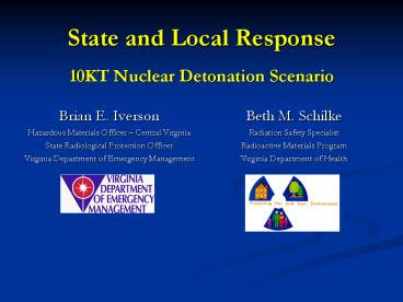 State and Local Response