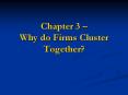 Chapter 3 Why do Firms Cluster Together PowerPoint PPT Presentation