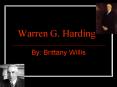 Warren G. Harding PowerPoint PPT Presentation