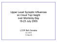 Upper Level Synoptic Influences on Cloud Top Height over Monterey Bay 1823 July 2005 PowerPoint PPT Presentation