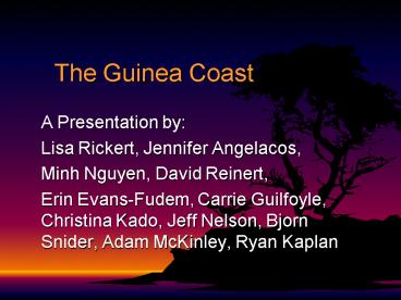 The Guinea Coast