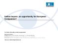 Indian buyers: an opportunity for European Companies PowerPoint PPT Presentation