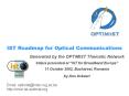 IST Roadmap for Optical Communications PowerPoint PPT Presentation