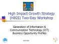High Impact Growth Strategy HIGS TwoDay Workshop PowerPoint PPT Presentation