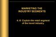 MARKETING THE INDUSTRY SEGMENTS PowerPoint PPT Presentation