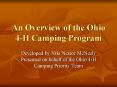 An Overview of the Ohio 4H Camping Program PowerPoint PPT Presentation