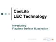 CeeLite LEC Technology PowerPoint PPT Presentation