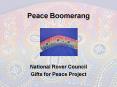 Peace Boomerang PowerPoint PPT Presentation