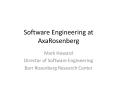 Software Engineering at AxaRosenberg PowerPoint PPT Presentation