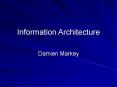 Information Architecture PowerPoint PPT Presentation