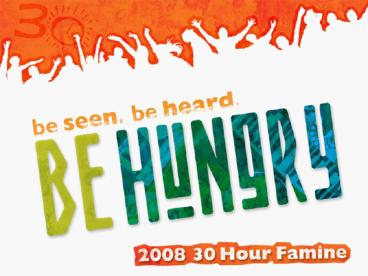 WHAT IS WORLD VISIONS 30 HOUR FAMINE