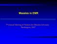 Measles in EMR PowerPoint PPT Presentation