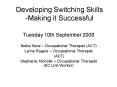 Developing Switching Skills Making it Successful PowerPoint PPT Presentation
