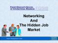 Networking And The Hidden Job Market PowerPoint PPT Presentation