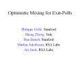 Optimistic Mixing for ExitPolls PowerPoint PPT Presentation