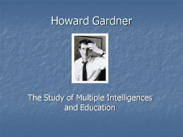 Howard Gardner