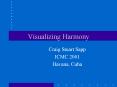Visualizing Harmony PowerPoint PPT Presentation