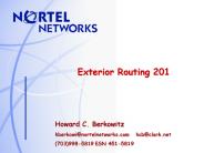 Exterior Routing 201