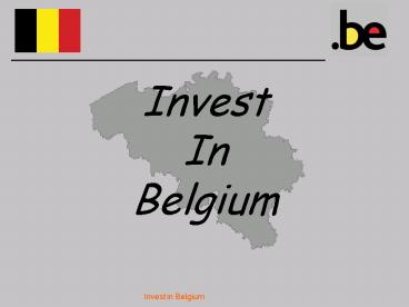 Invest In Belgium