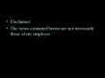 Disclaimer: PowerPoint PPT Presentation