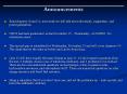 Announcements PowerPoint PPT Presentation
