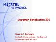 Customer Satisfaction 201 PowerPoint PPT Presentation